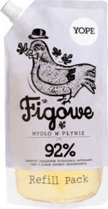 Naturalne mydło w płynie Figowe opakowanie uzupełniające refill pack 500ml Yope