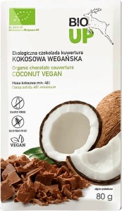 Czekolada kokosowa wegańska  BIO 80 g BioUp